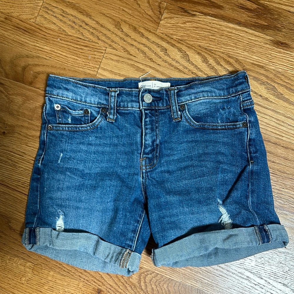 Denim shorts hardly worn!